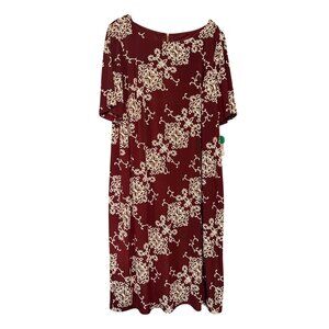 RED Ronni Nicole Floral Embossed Dress 16W